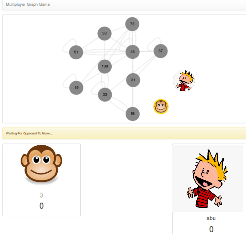 <h3> <strong> Graph Connect Multiplayer Game using Websockets via SocketIO </strong> </h3>